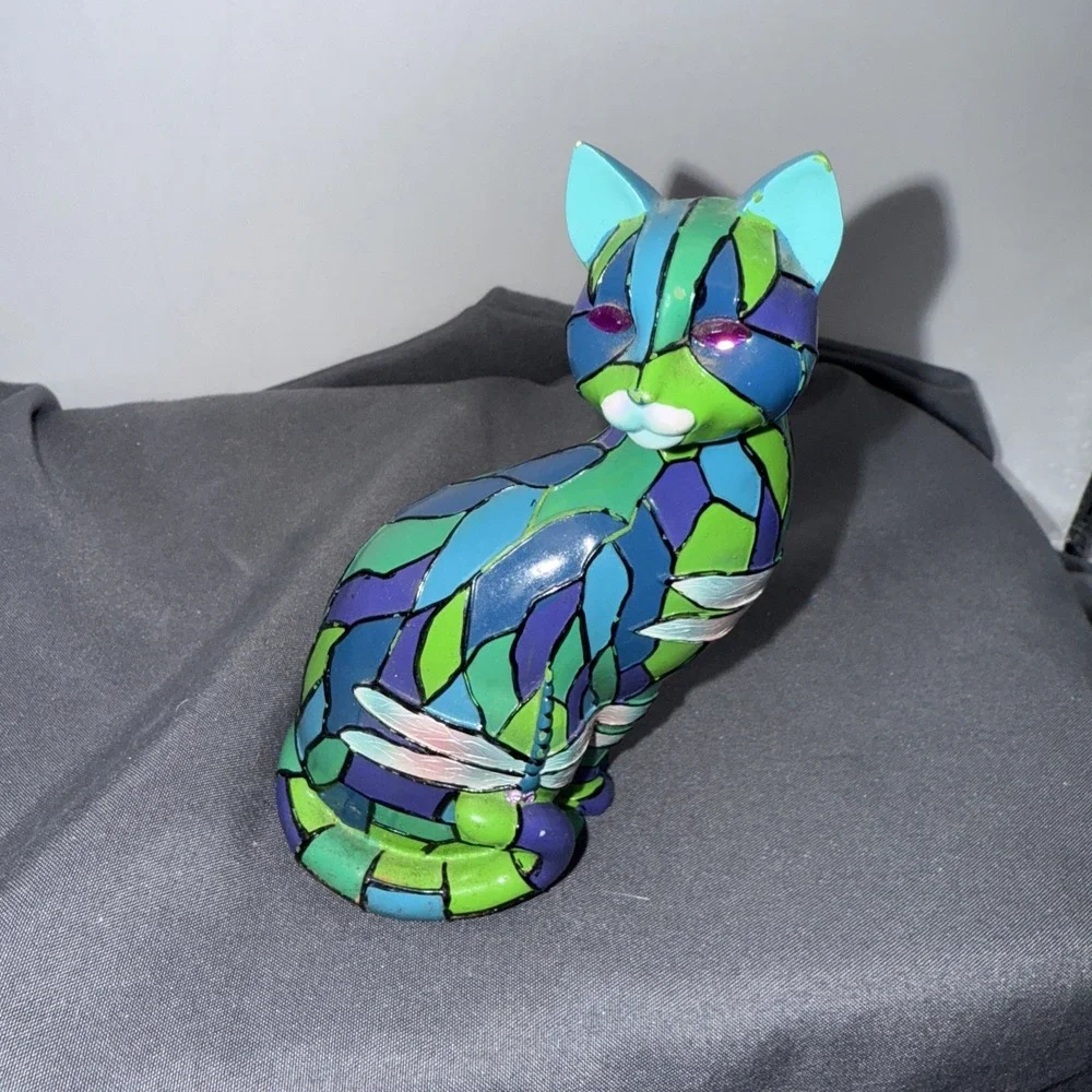 The Hamilton Cat Collection Dragonfly From The Purr-fect Reflections of Tiffany